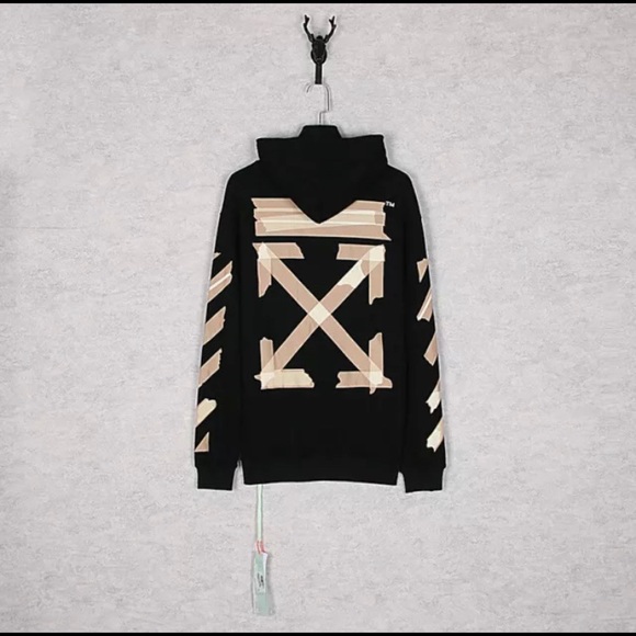 Off-White Tape Diag Hoodie - Picture 1 of 3